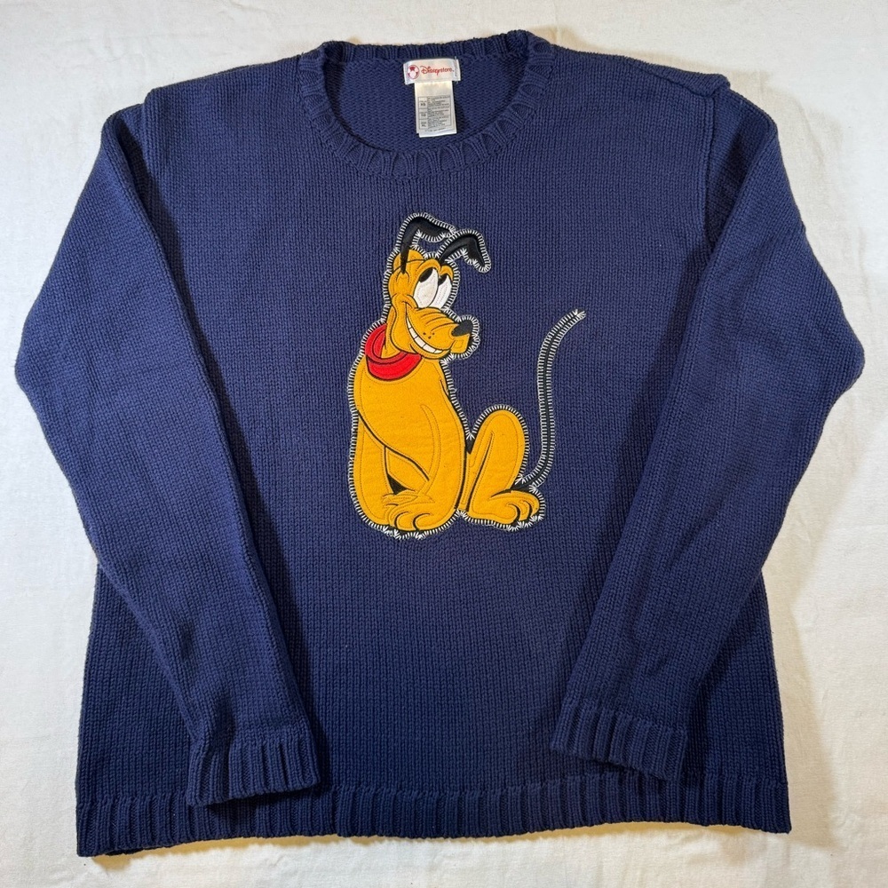 Vintage Disney Pluto Navy Sweater